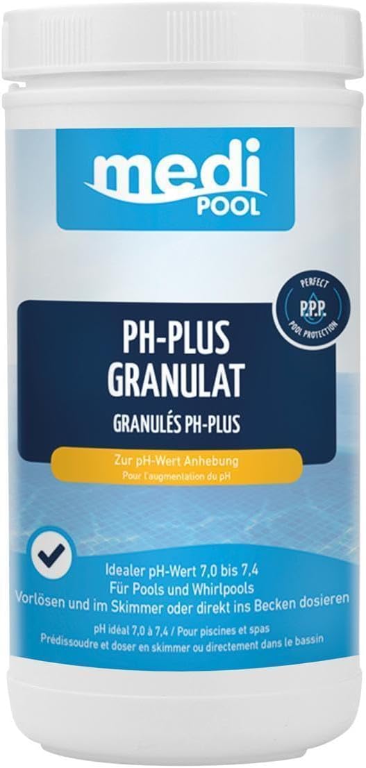 🧼 Zubehör & Pflege – mediPOOL pH-Plus Granules 3 x 1 kg – Bild 4