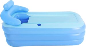 ⭐ Luxus Whirlpools  – Aufblasbare Badewanne, tragbare Outdoor, faltbar, Spa-Badewanne, Whirlpools mit Sitzkissen, aufblasbarer Pool