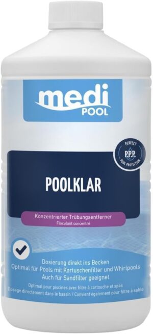 🧼 Zubehör & Pflege – Medipool PoolKlar Swimming Pool Care 1 L
