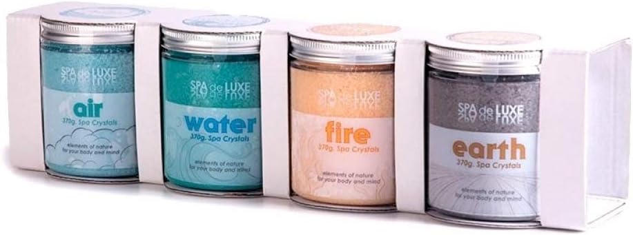 🧼 Zubehör & Pflege – AquaFinesse Spa de Luxe Crystals Set of 4 Whirlpool Bath Crystals Spa de Luxe