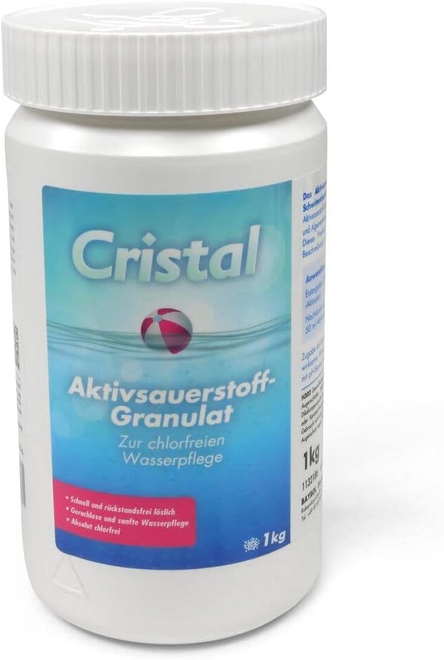 🧼 Zubehör & Pflege – Bayrol Cristal Set with Active Oxygen Granules, Activator & Tester for Quick and Chlorine-Free Water Disinfection in the Pool – Bild 2