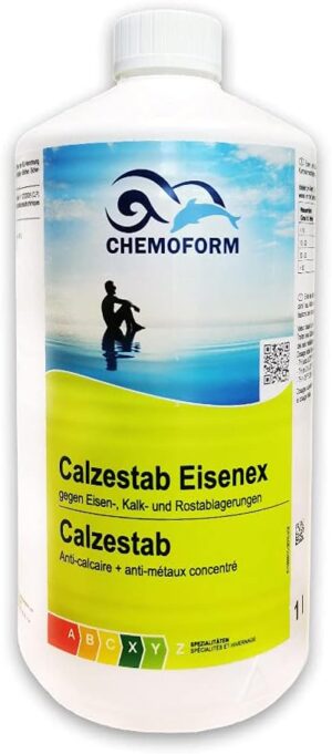 🧼 Zubehör & Pflege – Eisenex Calze Rod 1 Litre Against Iron, Limescale, Rust Deposits, Limescale Stable Whirlpool, Pool