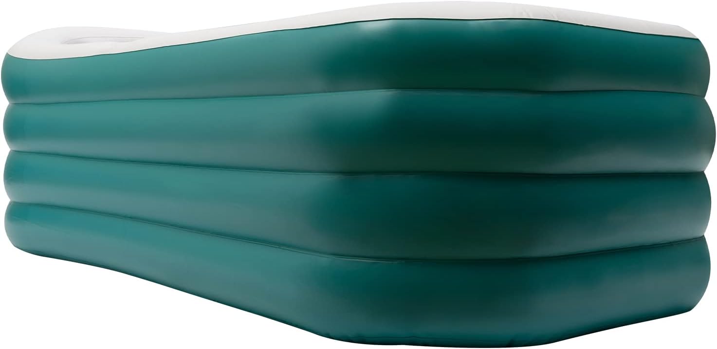 ⭐ Luxus Whirlpools – Eisbad, tragbares 250-l-Bad mit Abflussrohr und elektrischer Pumpe, geeignete Wassertemperatur -15–55 °C, für Dusche und Dampfbad, 152 x 82 x 57 cm – Bild 5