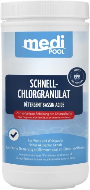 🧼 Zubehör & Pflege – MediPool Quick Chlorine Granules 1 kg