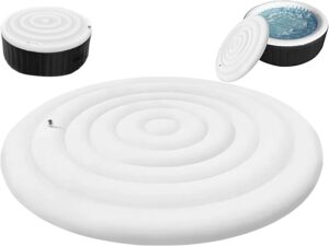 ⭐ Luxus Whirlpools  – Aufblasbare Whirlpool-Abdeckung, aufblasbare Badewannenabdeckung mit Griffen, Thermoabdeckung für Whirlpools, energiesparender Deckel für Whirlpools im Freien