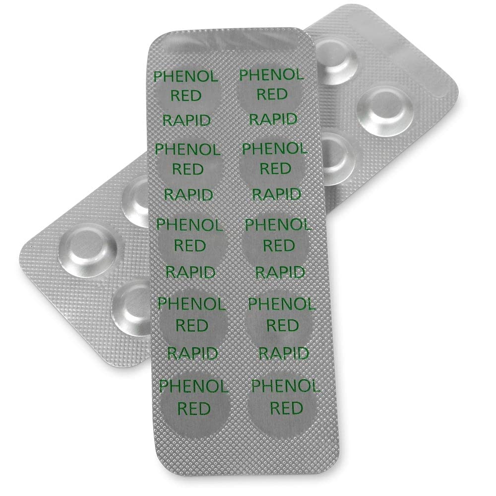 🧼 Zubehör & Pflege – POOL Total Phenol Red Rapid Tablets for pH Analysis in Swimming Pool or Hot Tub (100)