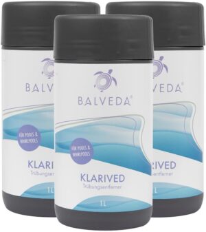 🧼 Zubehör & Pflege – Klarived turbidity remover, 3 x 1 litre, clear effect for pools and hot tubs