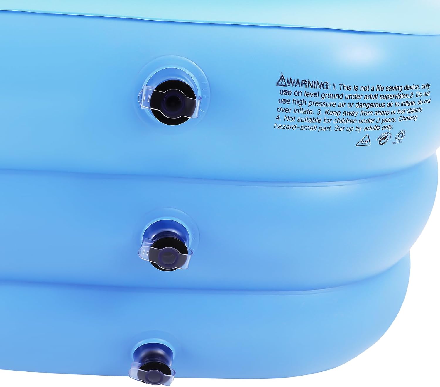 ⭐ Luxus Whirlpools – Aufblasbare Badewanne, PVC-faltbare Außenwanne, tragbare freistehende Badewanne für Erwachsenen-Spa, Sitzbadewanne, Erwachsene, Planschbecken, groß, Duschbad, mobile Whirlpool-Badewanne – Bild 8