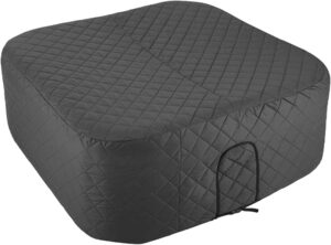 🧊 Whirlpools für Balkon & Terrasse – Spa-Abdeckungen und Abdeckungen | energiesparender Deckel, faltbar, für Spa, aufblasbar, 145 cm, Winter, Garten, Terrasse, Haus