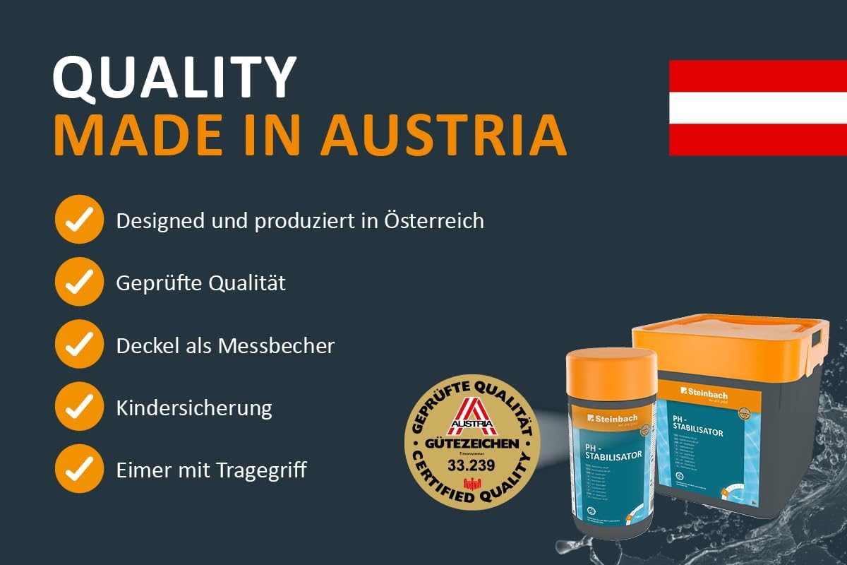 🧼 Zubehör & Pflege – Steinbach Water Care pH Stabiliser - 0753401TV00 - 1kg - Stabilises pH and Increases Alkalinity (TA) – Bild 5