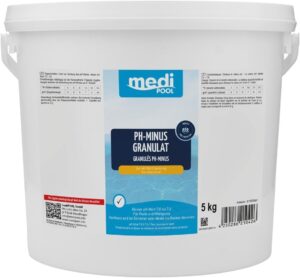 🧼 Zubehör & Pflege – ESUEDRO Einkaufsgesellschaft Deutscher Drogisten AG - KHG/HPC (FO) Medipool pH Minus 811605MP Pool Granules 5 kg