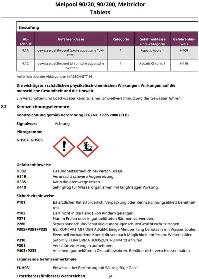 🧼 Zubehör & Pflege – AquaFinesse Switch Kit Whirlpool Water Care with (150 g Chlorine Granules) – Bild 3