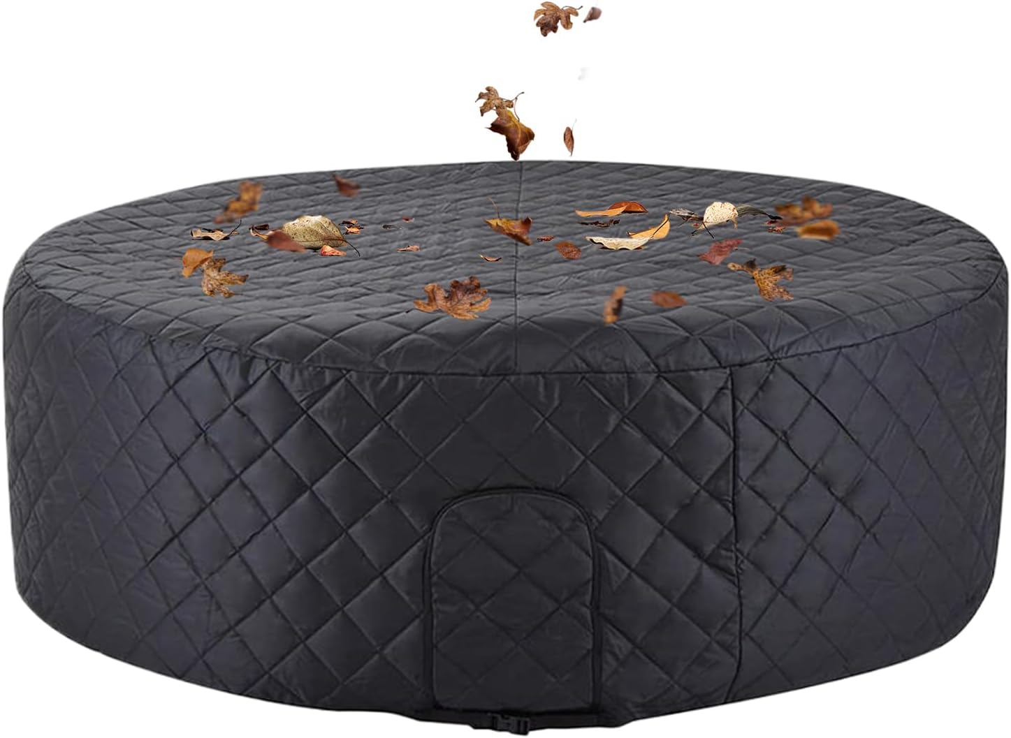 🧊 Whirlpools für Balkon & Terrasse – Spa-Abdeckung – energiesparender Deckel | Faltbare Schutzhülle für Spa, aufblasbar, 145 cm, Winter, Garten, Terrasse, Haus