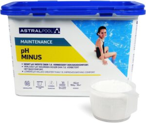 🧼 Zubehör & Pflege – Astral Pool pH Minus Granules 1.5 kg - Fast Acting pH Reducer for Pools and Hot Tubs - Effective Water Care Against Limescale and Skin Irritation