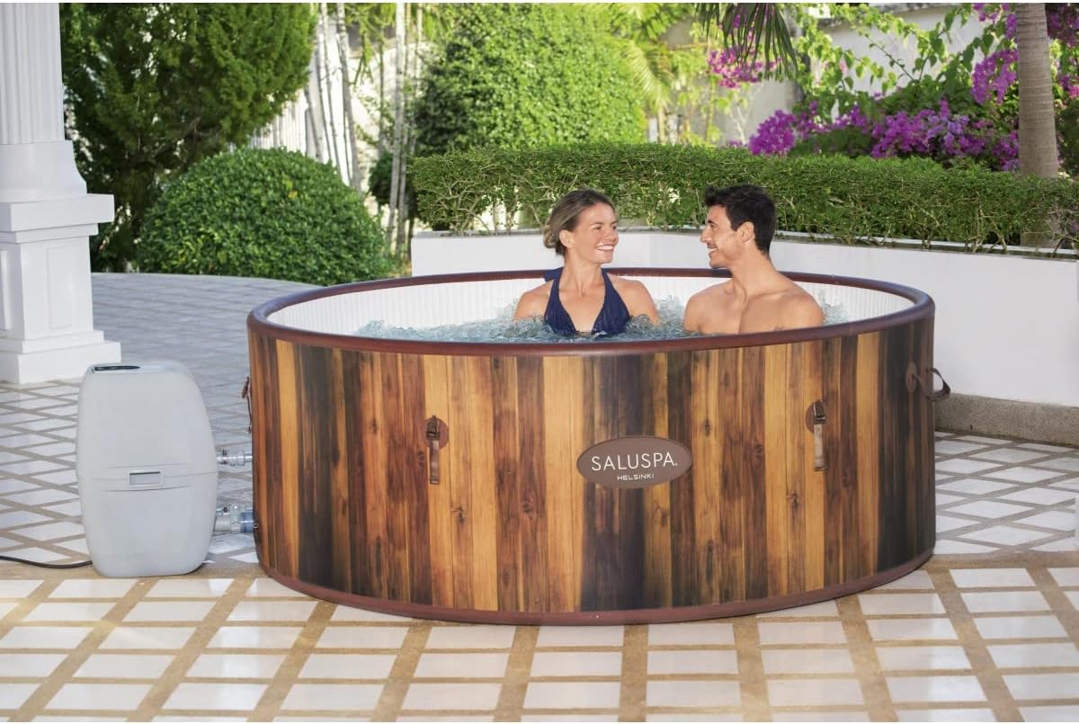 ⭐ Luxus Whirlpools – Bestway® LAY-Z-SPA® Helsinki AirJet™ runder Whirlpool, 180 x 66 cm – Bild 10