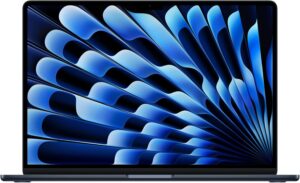 ⭐ Luxus Whirlpools – Apple MacBook Air (15 Zoll, Apple M4 Chip mit 10-Core-CPU und 10-Core-GPU, 16 GB gemeinsamer Speicher, 256 GB) – Mitternacht