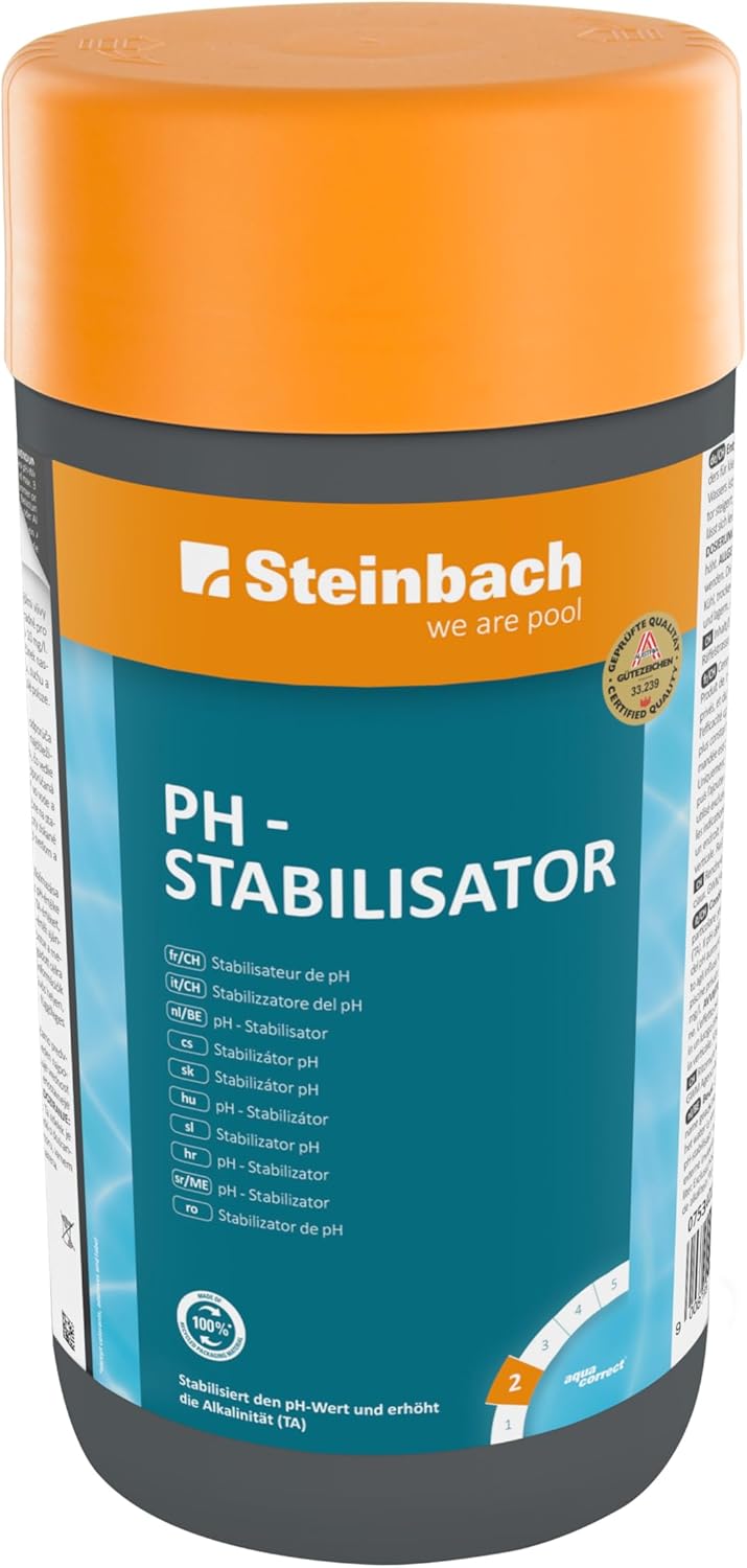 🧼 Zubehör & Pflege – Steinbach Water Care pH Stabiliser - 0753401TV00 - 1kg - Stabilises pH and Increases Alkalinity (TA)