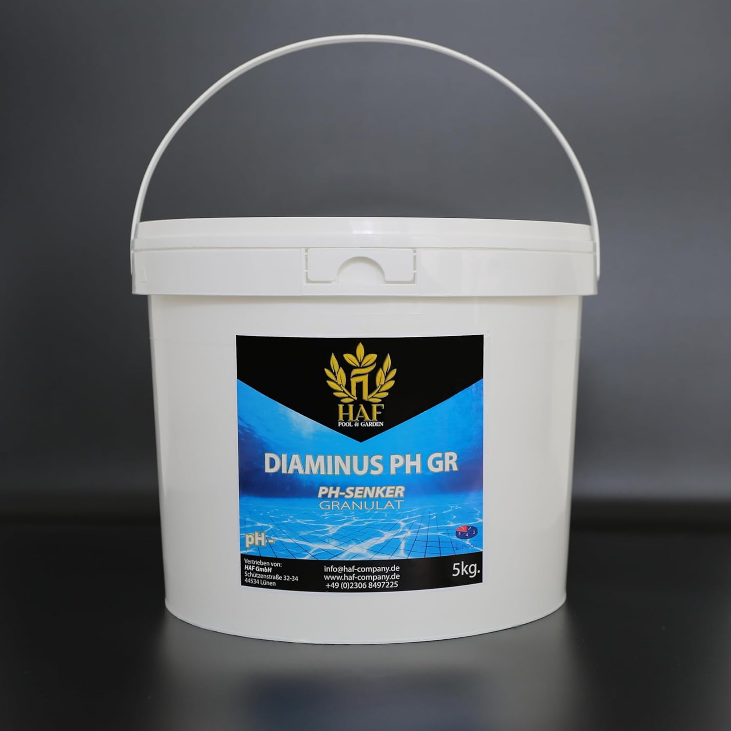 🧼 Zubehör & Pflege – HAF® pH Reducer / pH / pH Minus Granules 10 kg – For Fast and Reliable Lowering and Regulation of the pH Value in Pool, Swimming Pool & Hot Tub – Quality: Made in Europe – Quantity: 2 x 5 kg – Bild 2