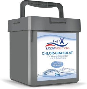 🧼 Zubehör & Pflege – Chlorine Granules 5 kg - Highly Effective Active Chlorine for Pool & Whirlpool - Quick Disinfection & Algae Control, pH Neutral, Made in Europe - Granules for Water Care Season Pack