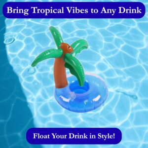 🎯 Whirlpool Gadgets – Inflatable Palm Tree Hot Tub Bath Pool Drink Holder