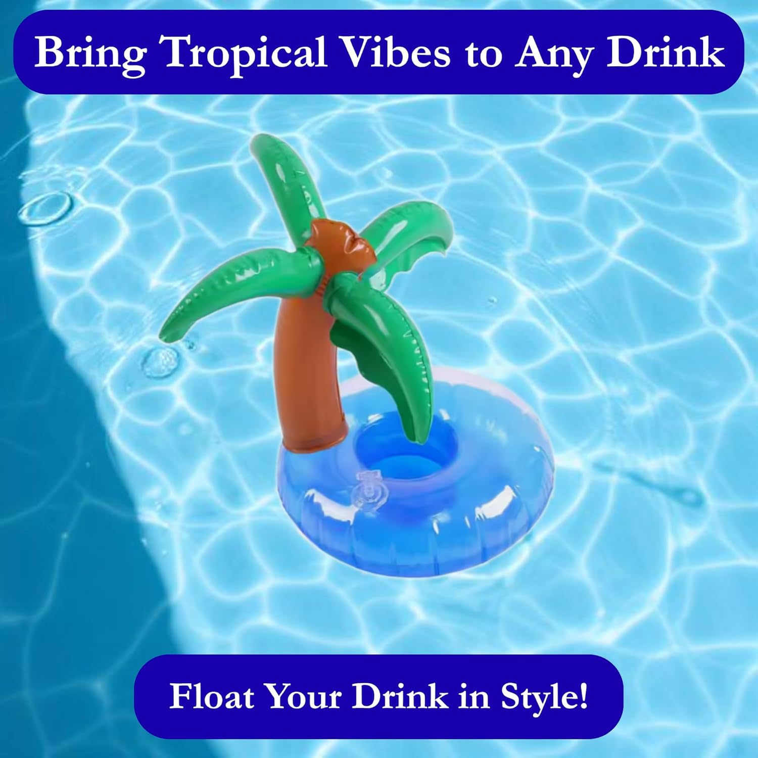 🎯 Whirlpool Gadgets – Inflatable Palm Tree Hot Tub Bath Pool Drink Holder