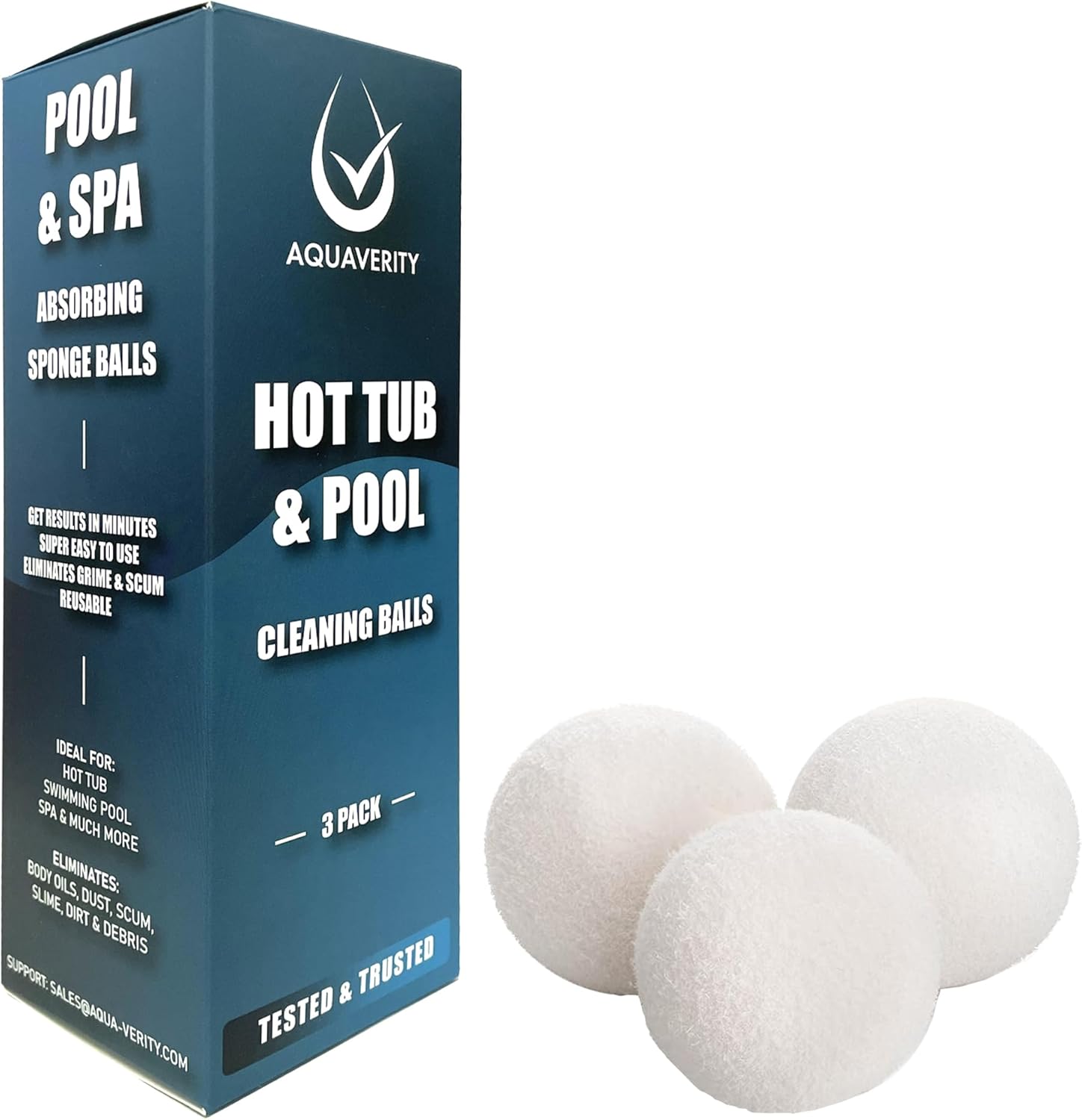 🧼 Zubehör & Pflege – Hot Tub Cleaning Balls - Effective Floating Spa Foam Absorbers for Hot Tubs and Pools - Easy to Use, Reusable, Eco-Friendly Spa Maintenance and Accessories