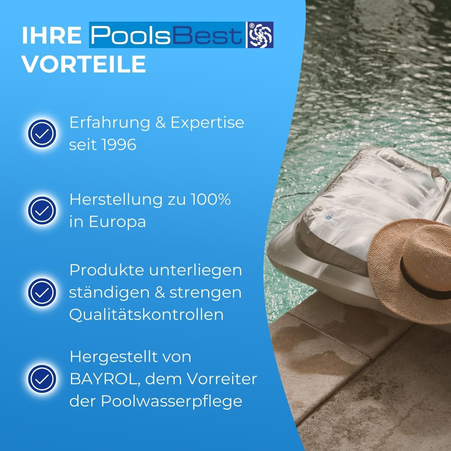 🧼 Zubehör & Pflege – PoolsBest Active Oxygen Pool Complete Care 2.24 kg I Active Oxygen Granules with Clarifying Effect I 8 Double Bags with Chlorine-Free Oxygen Granules I Pool Oxygen for Disinfection & Algae Prevention – Bild 9