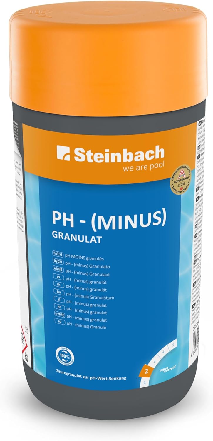 🧼 Zubehör & Pflege – Steinbach Liquid Chlorine for Pools, pH Minus