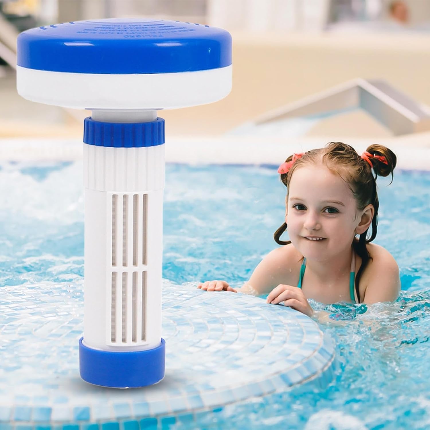 🧼 Zubehör & Pflege – Floating Pill Dispenser, Automatic Pill Dispenser Holder - Slow Release Adjustable Automatic Distributor with Large Capacity for Maintenance, Water Care, Hot Weather – Bild 2