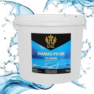 🧼 Zubehör & Pflege – HAF® pH Lifter / pH + / pH Plus Granules 5 kg – For Quick & Reliable Raising and Regulation of pH Value in Pool, Swimming Pool & Hot Tub – Quality: Made in Europe – Quantity: 1 x 5 kg