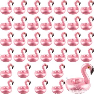 ⭐ Luxus Whirlpools  – Aufblasbarer Flamingo-Getränkehalter, roségoldener Flamingo-Getränkehalter, Whirlpool-Getränkebecher-Untersetzer für Sommer-Schwimmbadpartys, 36 Stück