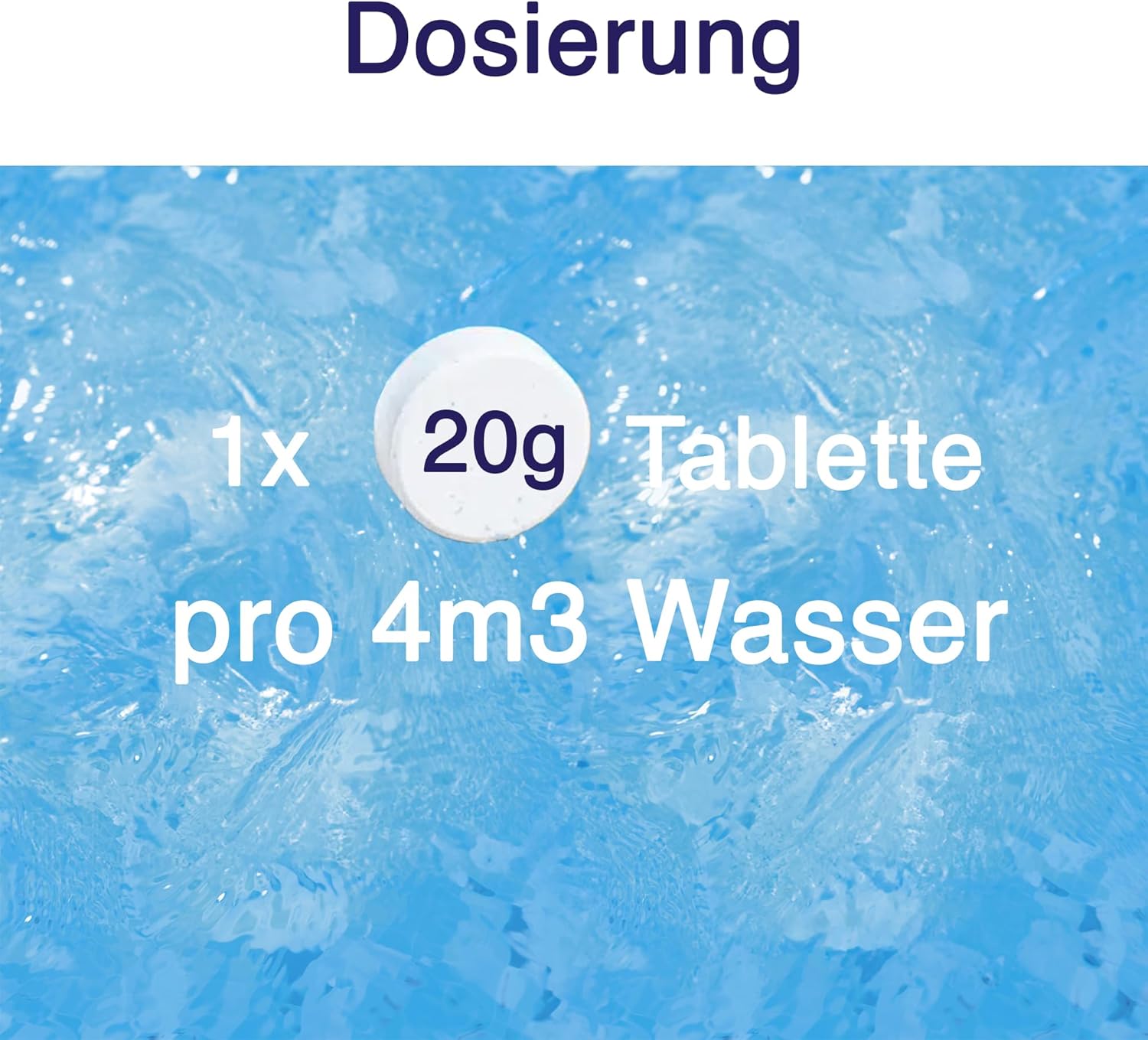 🧼 Zubehör & Pflege – Chlorine 5 in 1 Multi Tablets for Pool & Hot Tub, 1 kg Bucket of Slow Dissolving 20 g Tablets, Disinfection, Algae Prevention, Flocculation, pH Stabilisation & Turbidity Removal – Bild 4
