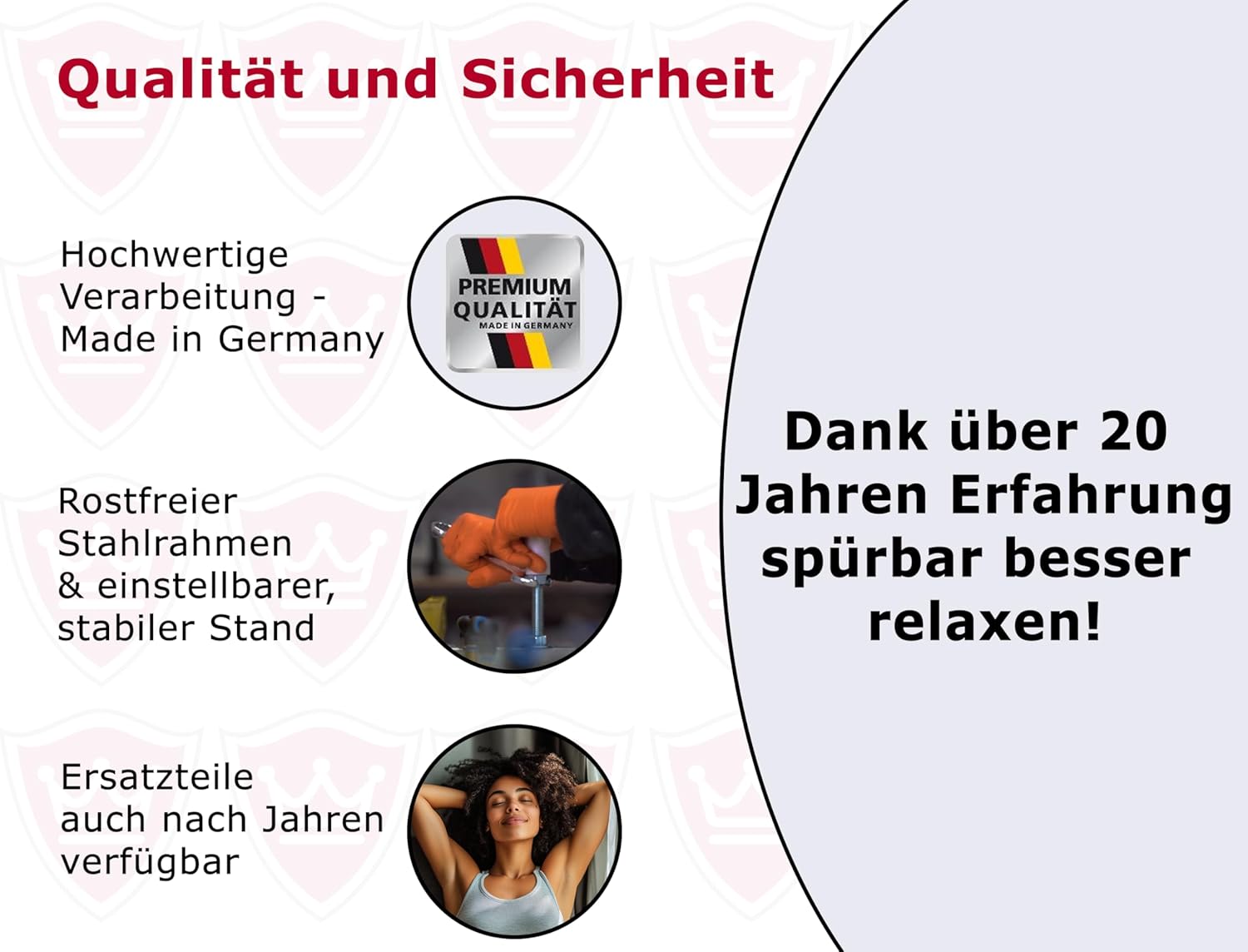 🧼 Zubehör & Pflege – Relax Profi Whirlpool Bathtub - Made in Germany - Corner Mounting (180 x 80 cm) - 24 Massage Nozzles, Heating, Ozone Disinfection, Colour Light & Bluetooth Radio - Without Fittings – Bild 7