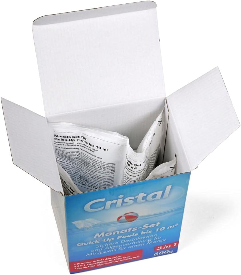 🧼 Zubehör & Pflege – Cristal Month Set Quick-Up Pools up to 10 m3, 0.6 kg – Bild 2