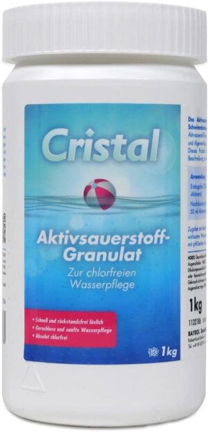 🧼 Zubehör & Pflege – Bayrol Cristal Active Oxygen Granules 1.0 kg Oxygen Granules for Chlorine-Free Water Disinfection