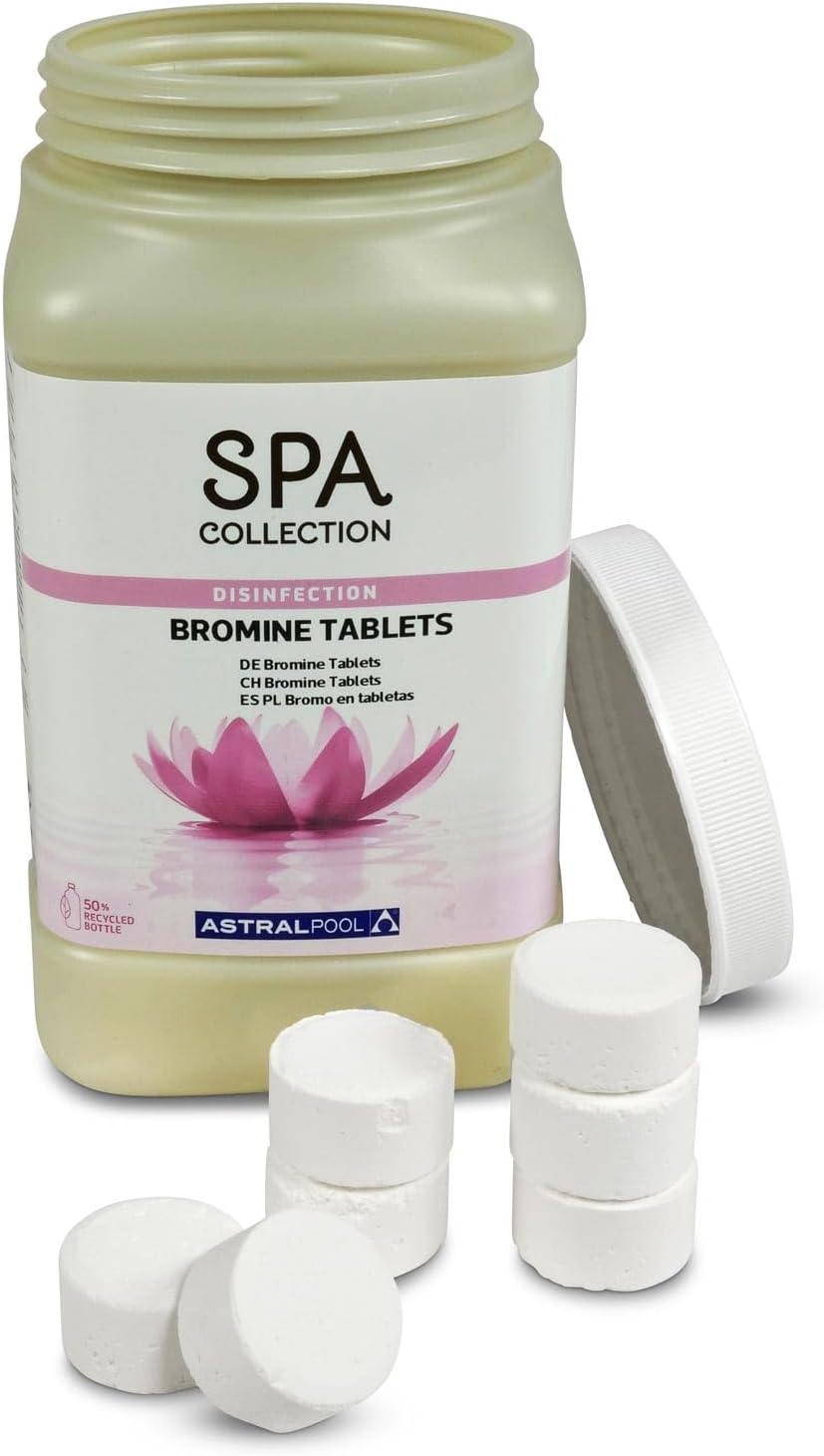 🧼 Zubehör & Pflege – Bromine Set - Astral Pool Spa Collection Bromine Tablets 50 x 20 g - Dosing Float Mini - Whirlpool Disinfection - Long-Lasting Effect - 1 kg Tin – Bild 7