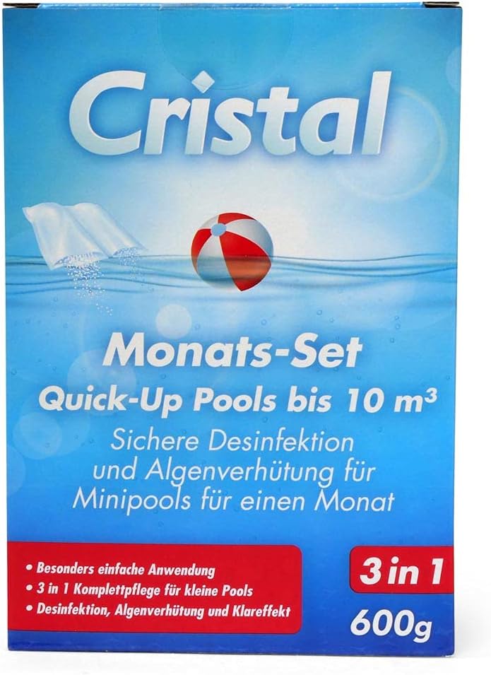 🧼 Zubehör & Pflege – Cristal Month Set Quick-Up Pools up to 10 m3, 0.6 kg – Bild 7