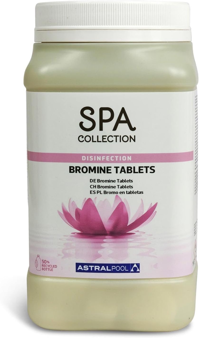 🧼 Zubehör & Pflege – Bromine Set - Astral Pool Spa Collection Bromine Tablets 50 x 20 g - Dosing Float Mini - Whirlpool Disinfection - Long-Lasting Effect - 1 kg Tin – Bild 6
