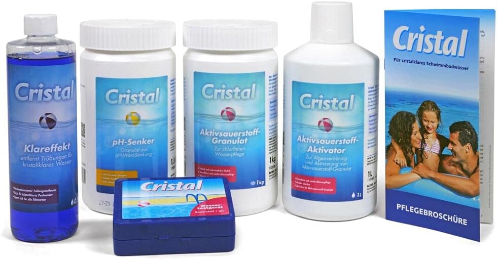 🧼 Zubehör & Pflege – Cristal Pool Care Set Oxygen 4.1 kg - Water Care Starter Set, Grainy, for Chlorine-Free Pool Care – Bild 4