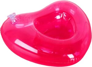 🎯 Whirlpool Gadgets – Inflatable Drink Holder - Hot Tub Drink Holder | Floating Beer Holder Heart Design Lightweight PVC Pool Tray for Beach Parties, Sea Vacations, Summer, Fruit Serving Bar, Table Bar, Poolpar