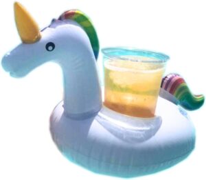 🎯 Whirlpool Gadgets – Inflatable Black Swan Hot Tub Cup Holder (No Ears)