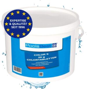 🧼 Zubehör & Pflege – POOLSBEST Chlorine Tablets S 20 g, 5 kg