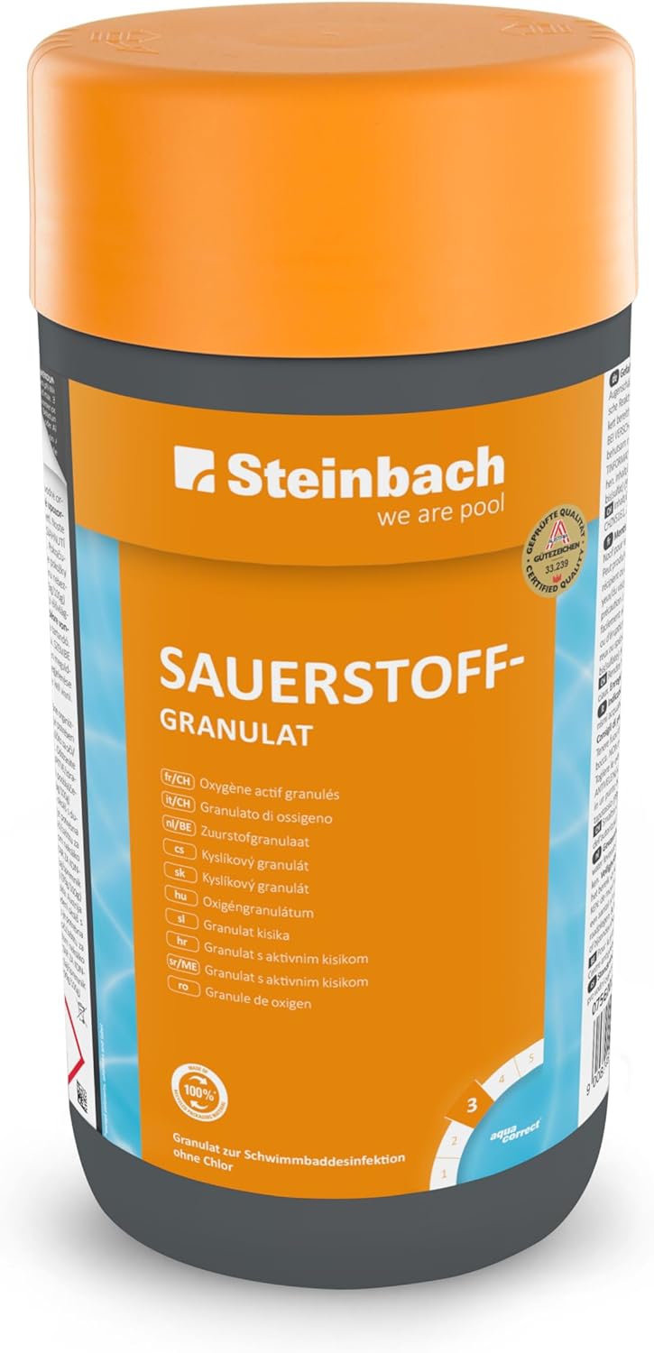 🧼 Zubehör & Pflege – Pool Chemical Disinfectant, oxygen granules, 1 kg