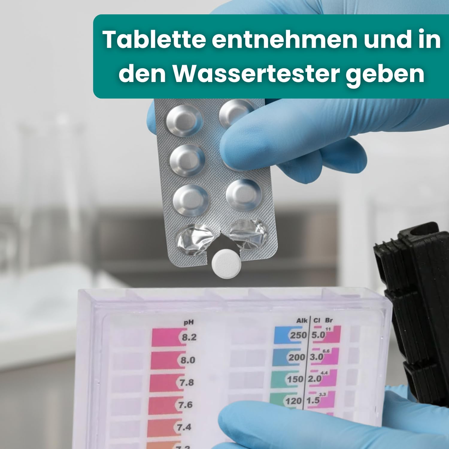 🧼 Zubehör & Pflege – DPD 4 Rapid Tablets Water-i.d. Active Oxygen Test Tablets for Pool and Whirlpool Quick Dissolving for Manual Pool Testers Made in Germany Not Suitable for Photometers (Pack of 150) – Bild 3