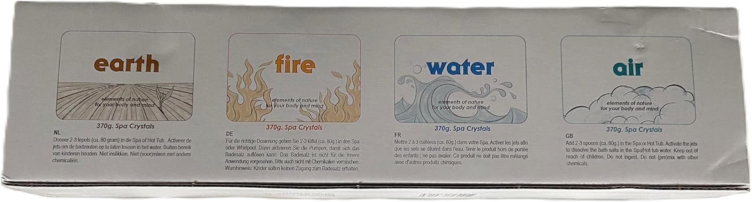 🧼 Zubehör & Pflege – Surdefens AquaFinesse Spa de Luxe Crystals Set of 4 with 4 Fragrances, 1.48 kg, Round, Whirlpool Bath Crystals Set – Bild 8