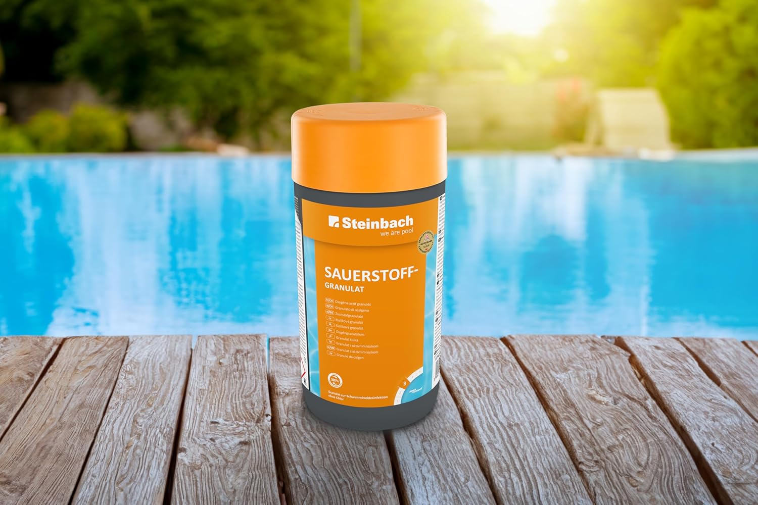 🧼 Zubehör & Pflege – Pool Chemical Disinfectant, oxygen granules, 1 kg – Bild 2
