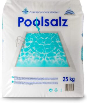 🧼 Zubehör & Pflege – Salt pool salt 25 kg - offers the highest purity and is ideal for all pools with salt electrolysis systems.