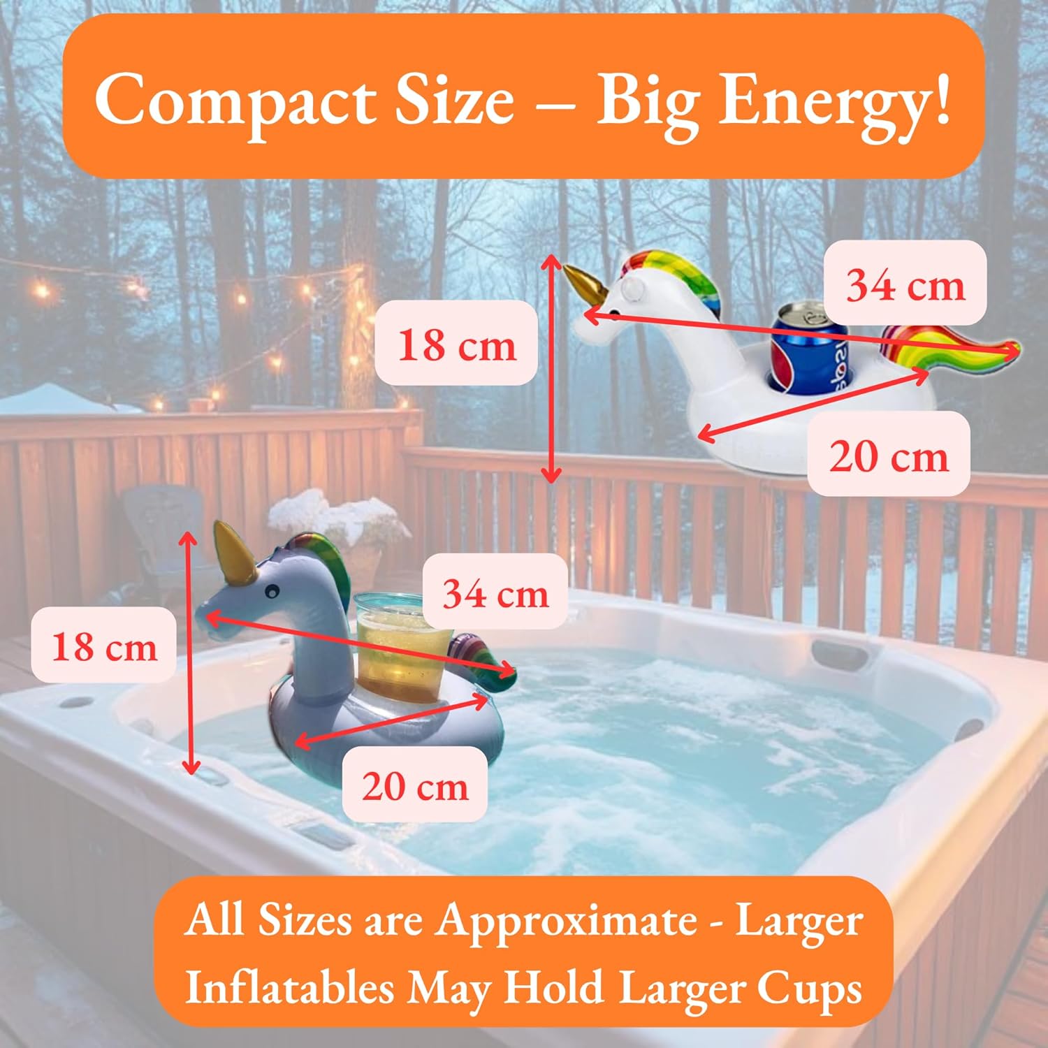 🎯 Whirlpool Gadgets – Inflatable Black Swan Hot Tub Cup Holder (No Ears) – Bild 4