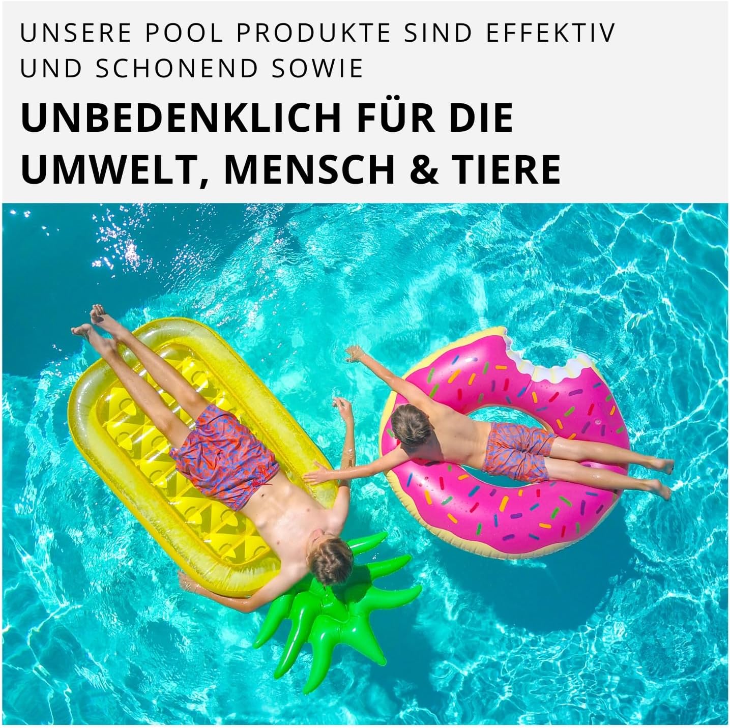 🧼 Zubehör & Pflege – Pool Booster Skin-friendly and Child-Friendly Product 10 Litres - Crystal Clear Water - Clear Pool Water - Pool Cleaner 100% Natural Agent – Bild 3