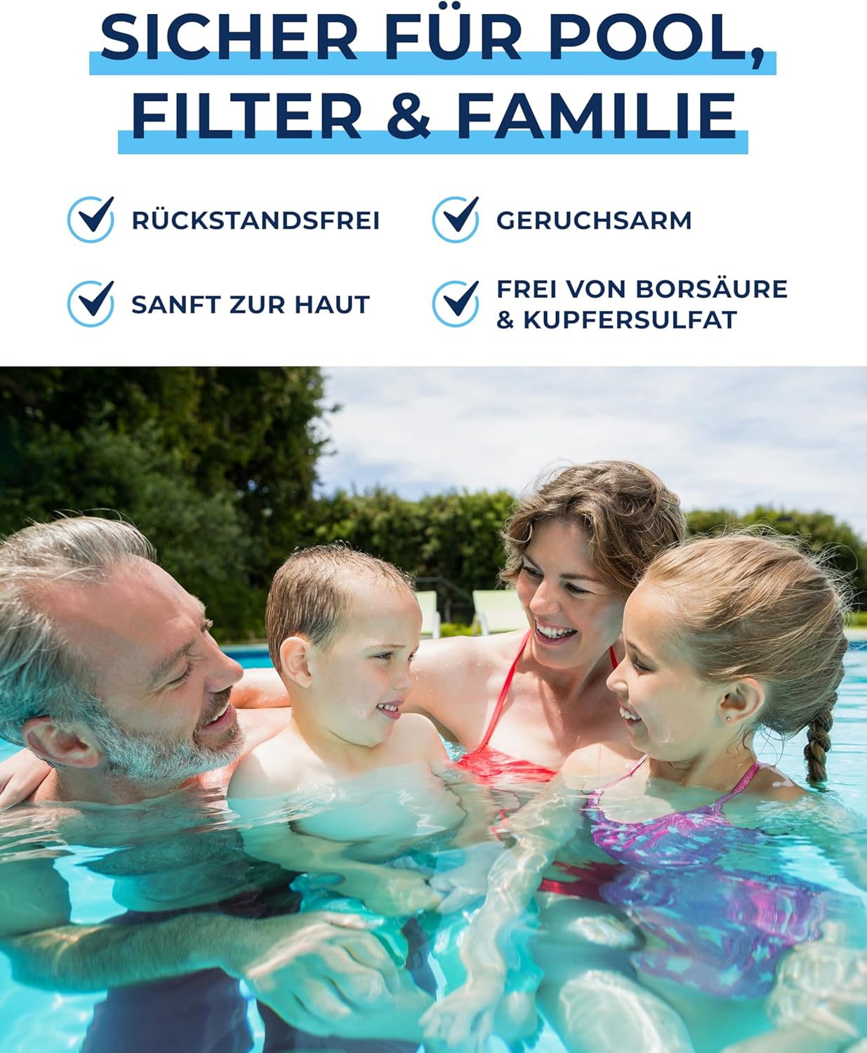 🧼 Zubehör & Pflege – Chlorine Granules for Pool 1 kg - Shock Chlorination & First Use, Quick Dissolving, 55% Active Chlorine, pH Neutral, Limescale Free – Bild 5